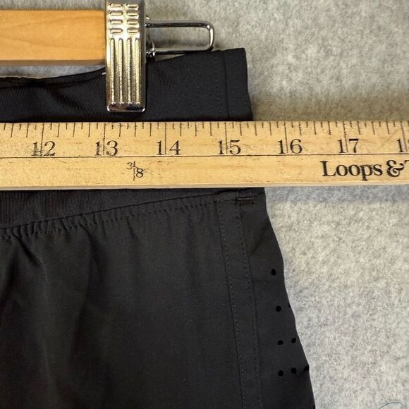 Under Armour Mens Large Pull On Fitted 9" Shorts Black Athletic Elastic Waist - Picture 4 of 7